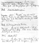 A Page from Garbo's Dramaten (Acting School) notebook